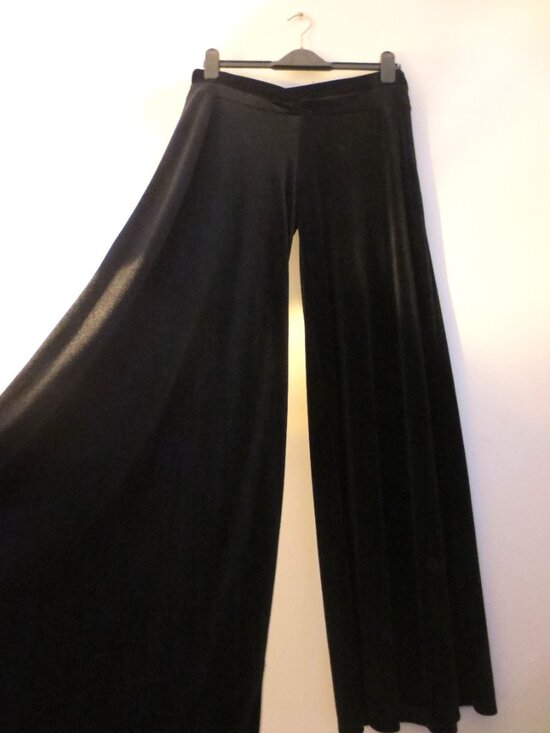 Vintage Forever 21 Wide Leg Velvet Pants - Picture 3 of 5
